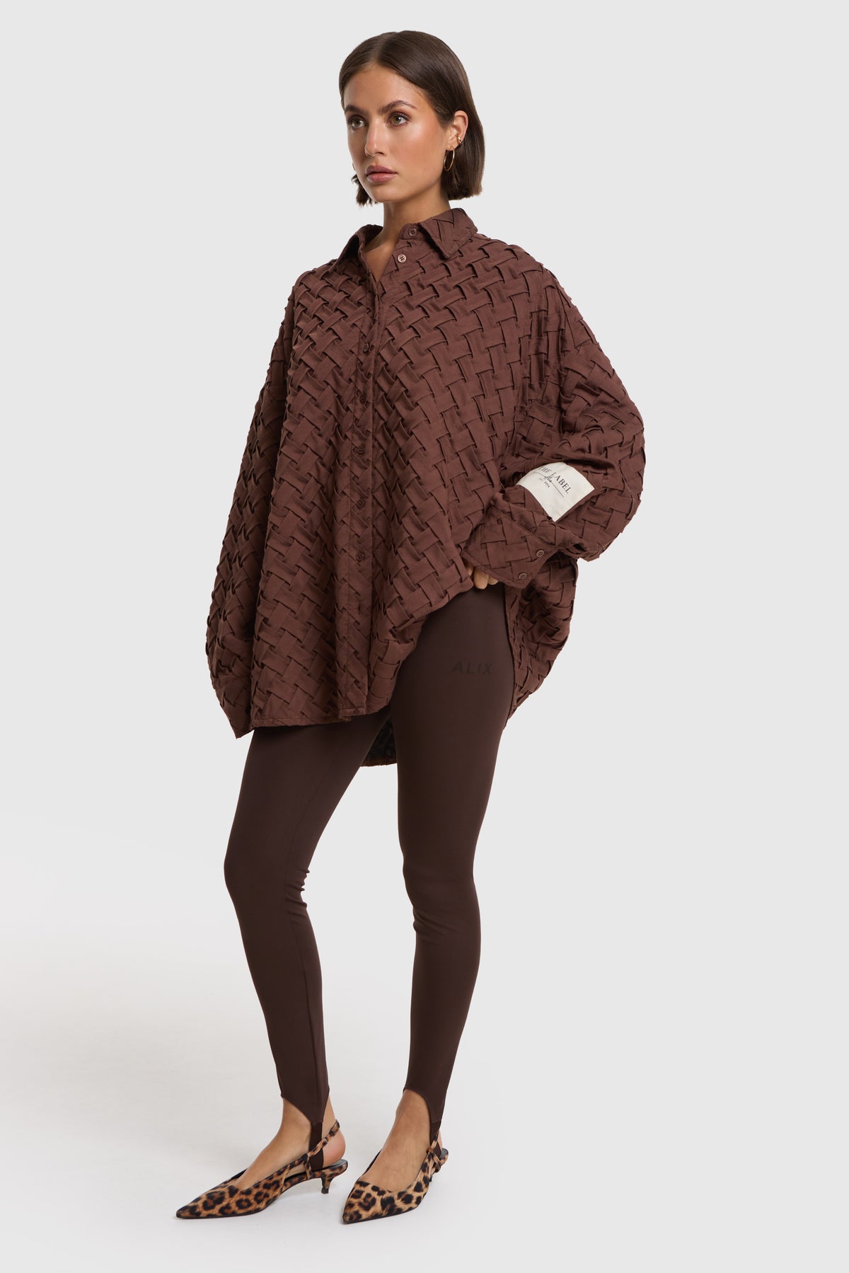 PLEATED BLOUSE