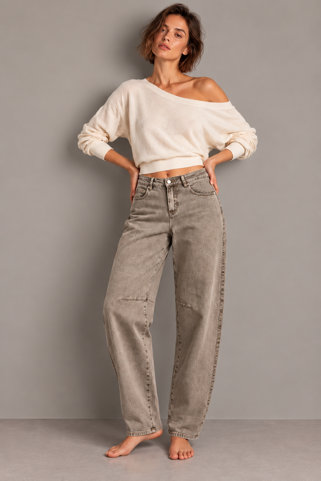 JEANS BARREL FIT