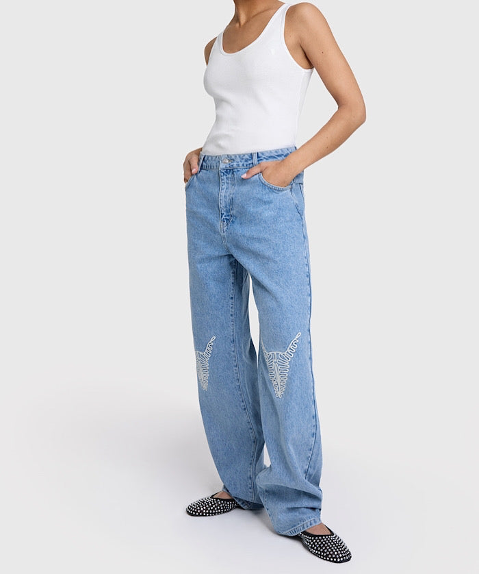 DENIM BULL PANTS
