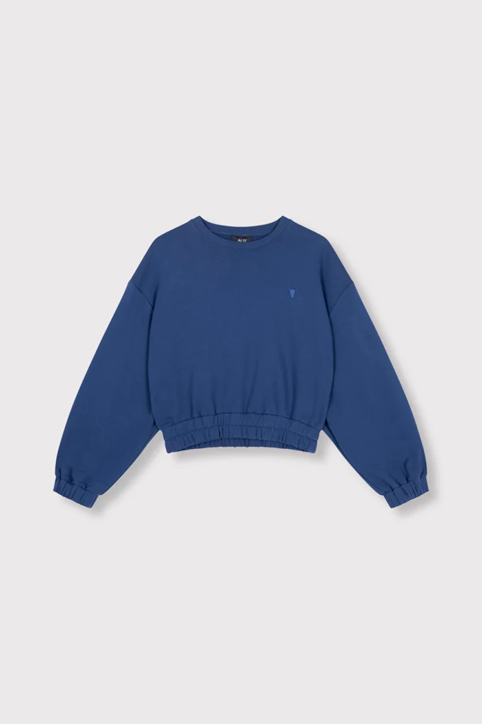 CROPPED LOGO SWEATER