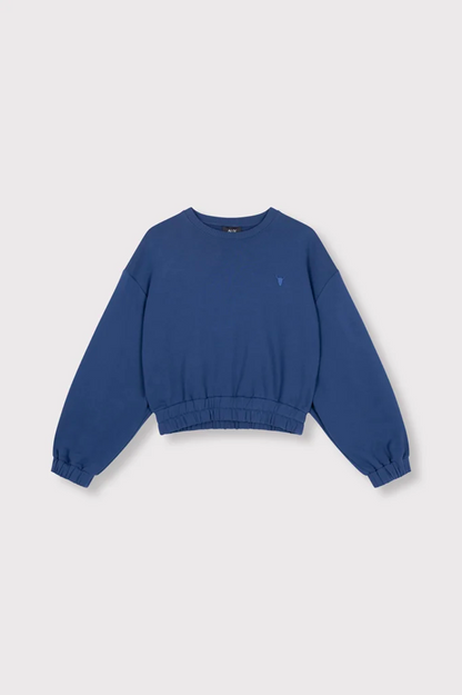 CROPPED LOGO SWEATER
