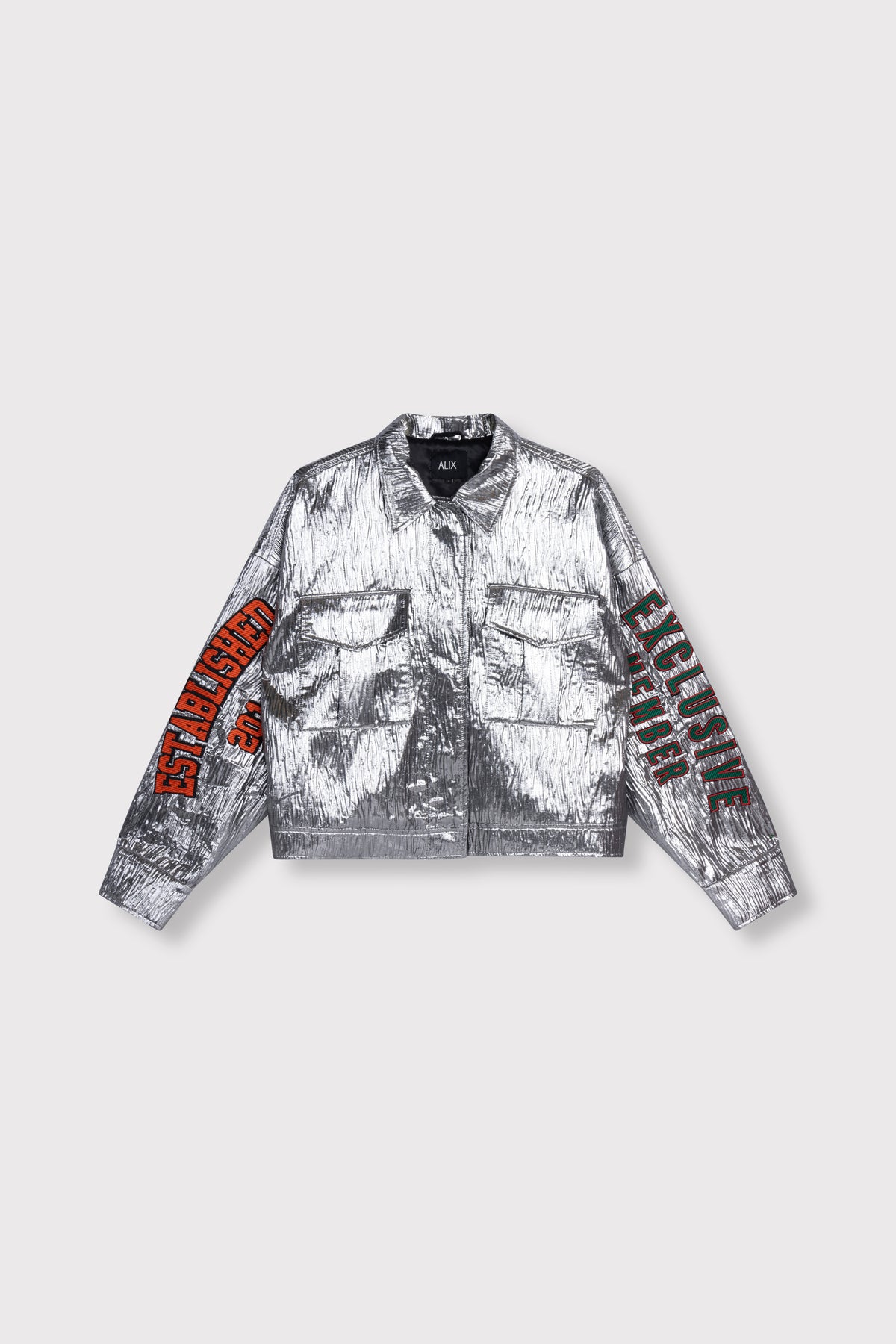 SILVER ARTWORK JACKET