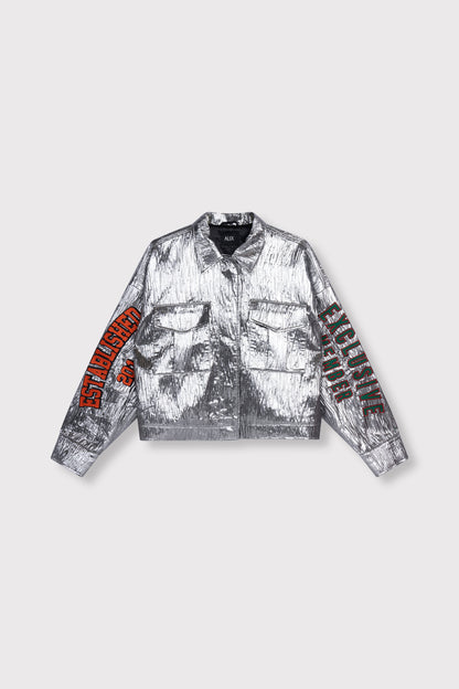SILVER ARTWORK JACKET