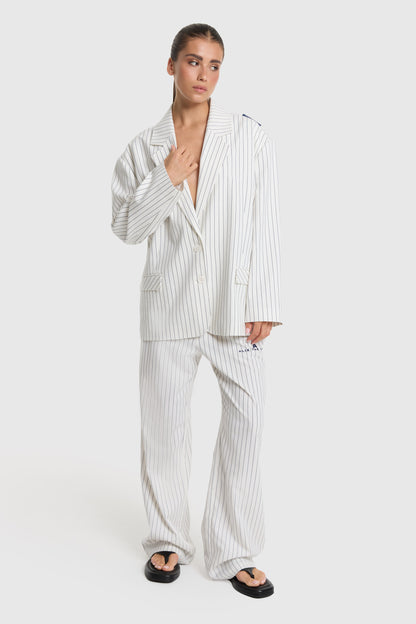 STRIPED OVERSIZED BLAZER