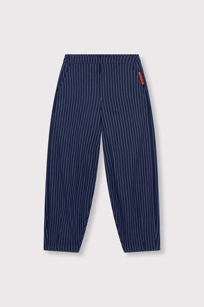 STRIPED BARREL PANTS