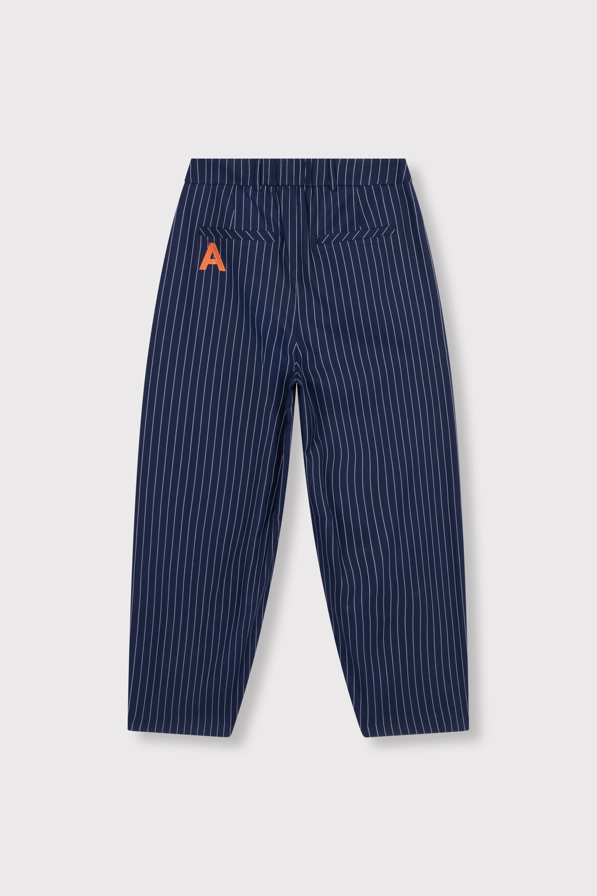 STRIPED BARREL PANTS
