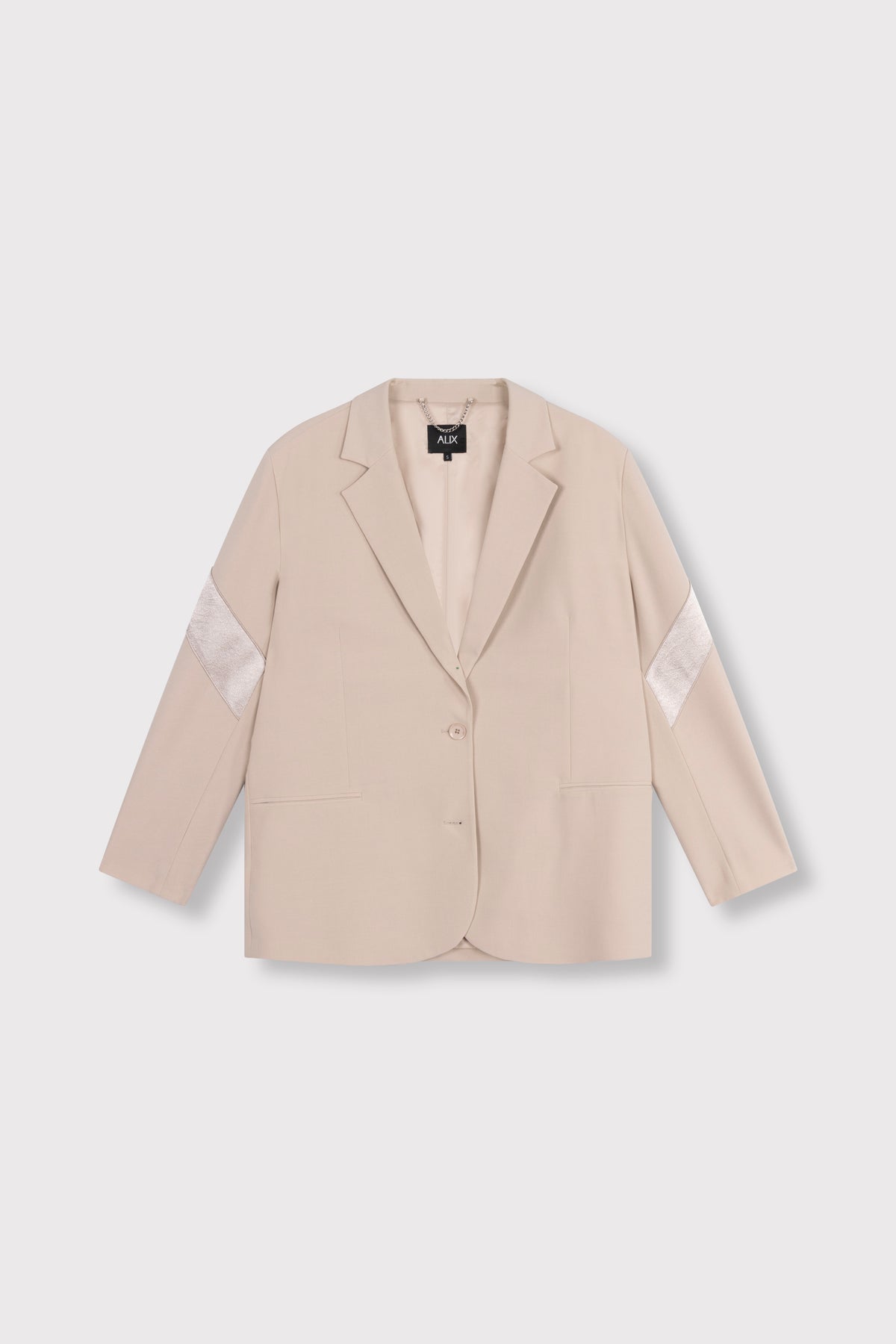SHINY PANEL BLAZER