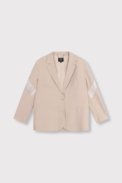 SHINY PANEL BLAZER