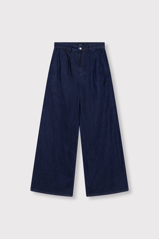WIDE LEG DENIM PANTS