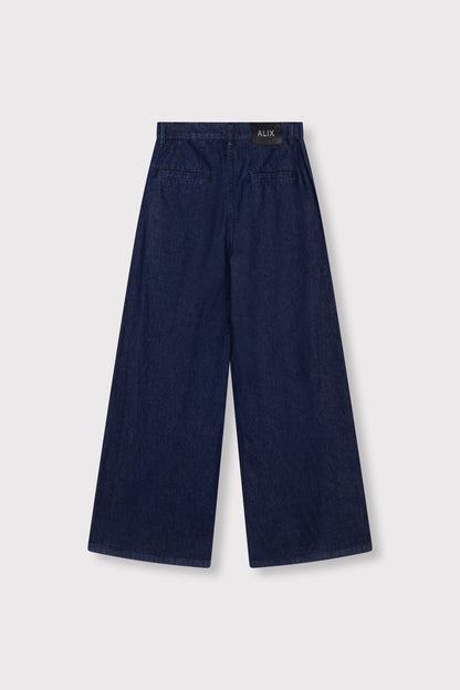 WIDE LEG DENIM PANTS