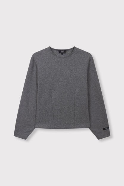 FITTED BALLOON SLEEVE TOP