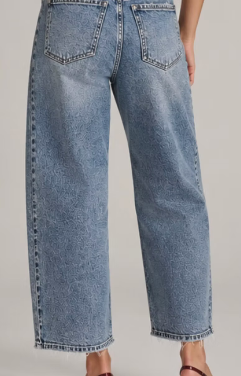 JEANS BARREL CROPPED