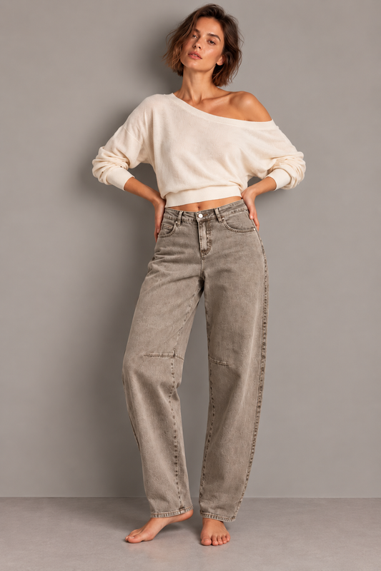 JEANS BARREL FIT