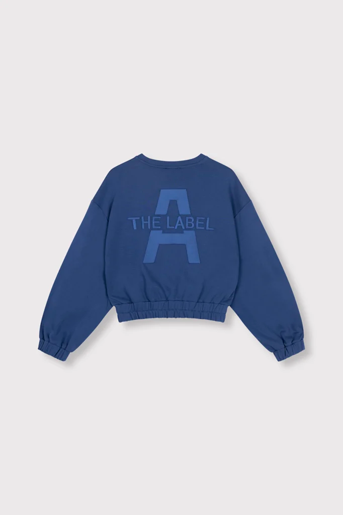 CROPPED LOGO SWEATER